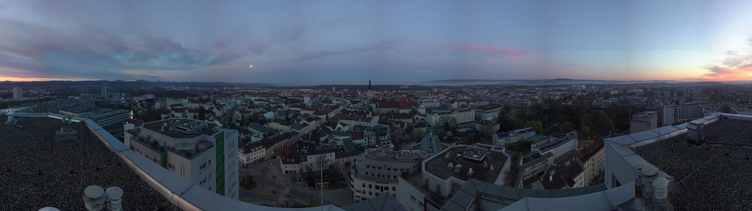 Archived image Webcam St. Pölten - View over the city