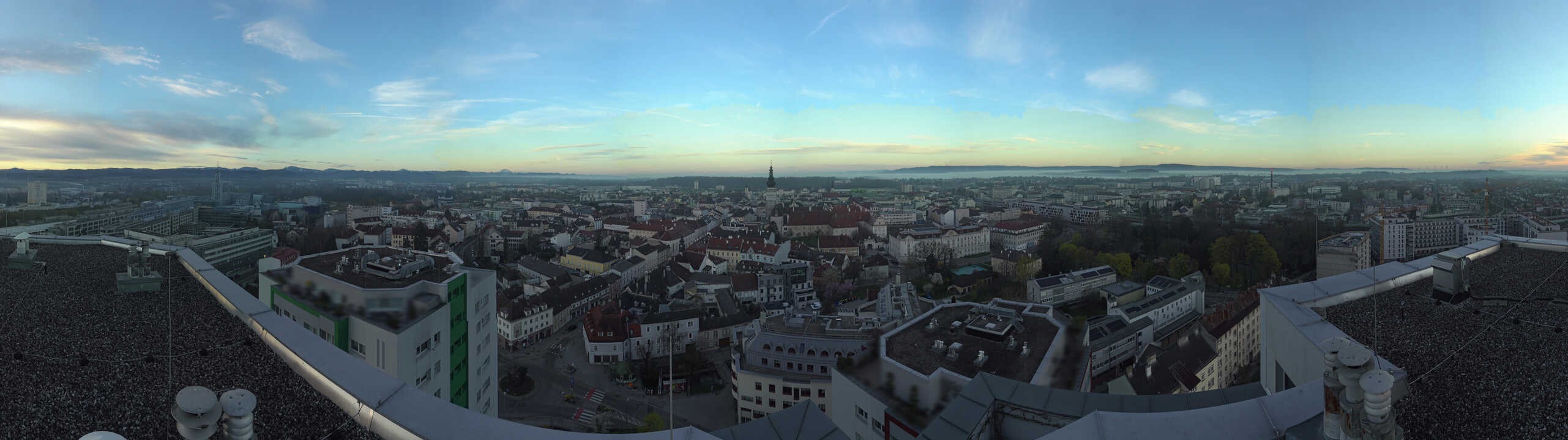 Archived image Webcam St. Pölten - View over the city