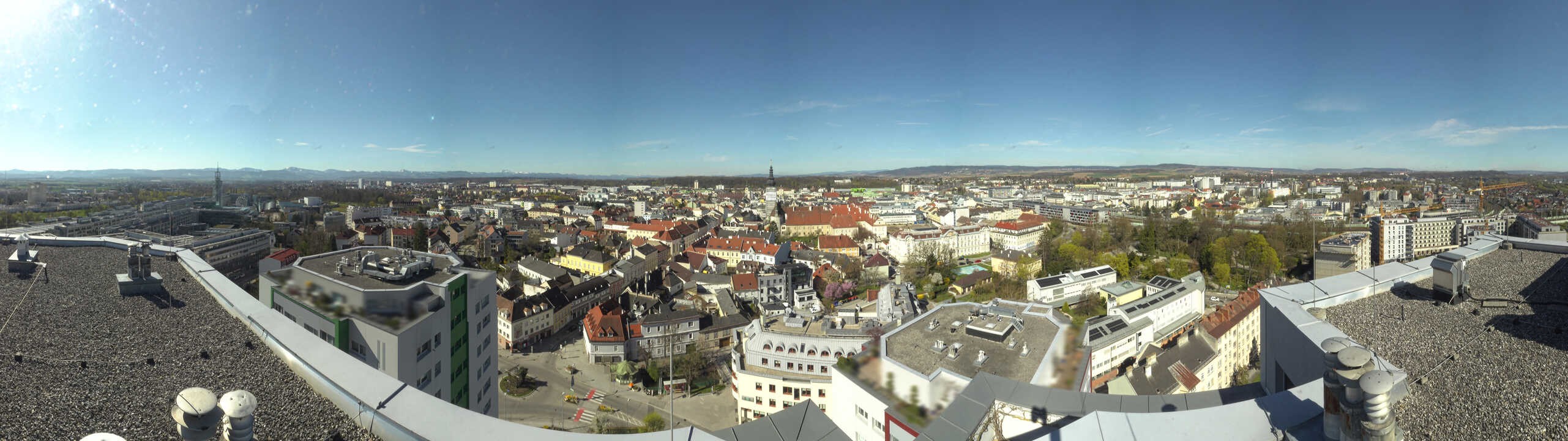 Archived image Webcam St. Pölten - View over the city