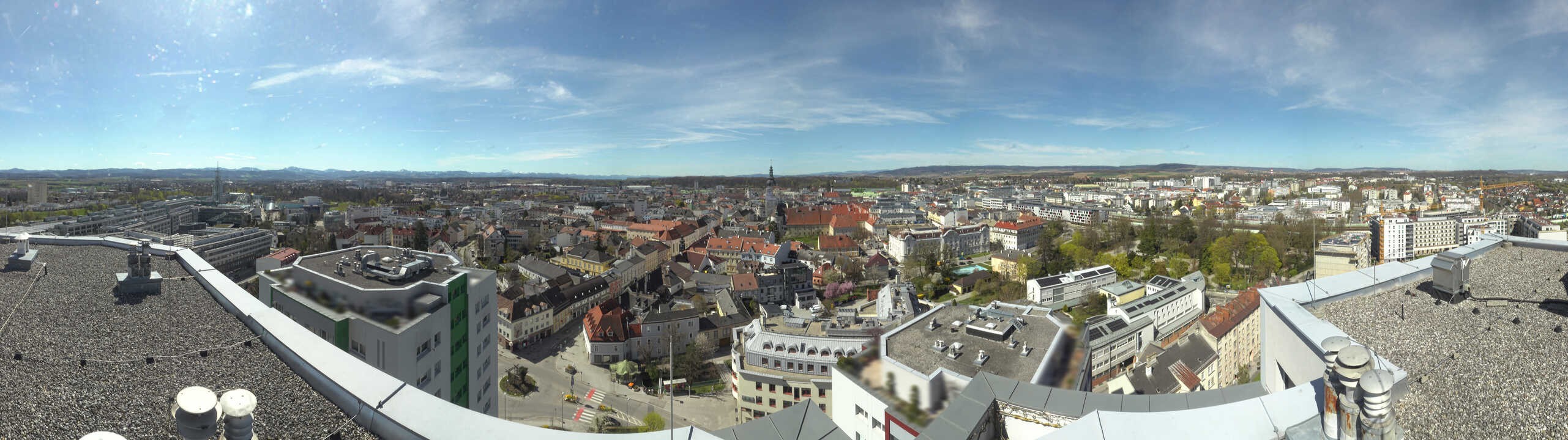 Archived image Webcam St. Pölten - View over the city
