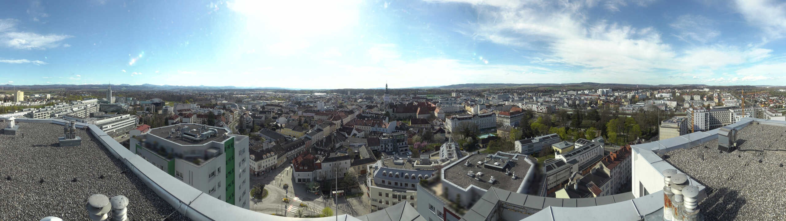 Archived image Webcam St. Pölten - View over the city
