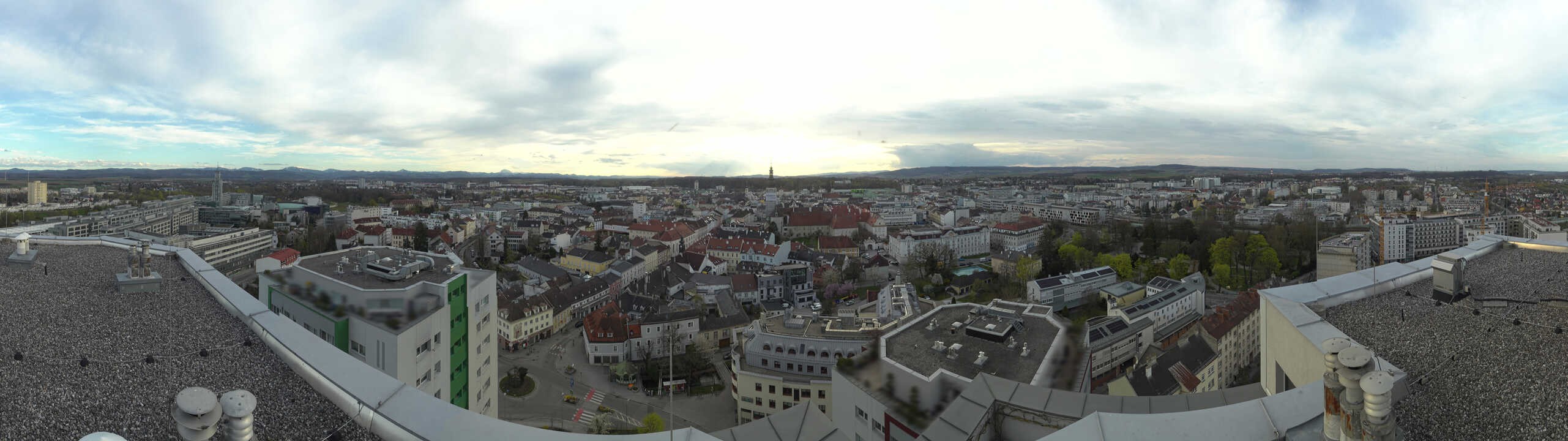 Archived image Webcam St. Pölten - View over the city