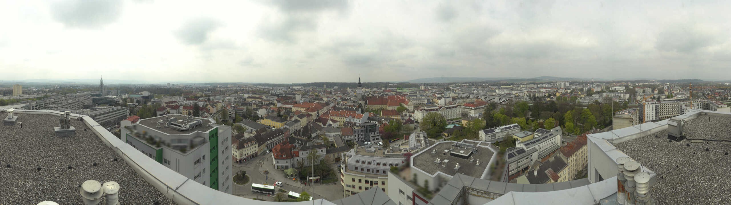 Archived image Webcam St. Pölten - View over the city