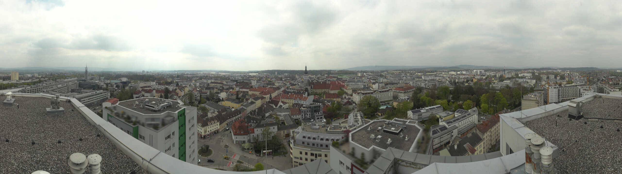Archived image Webcam St. Pölten - View over the city