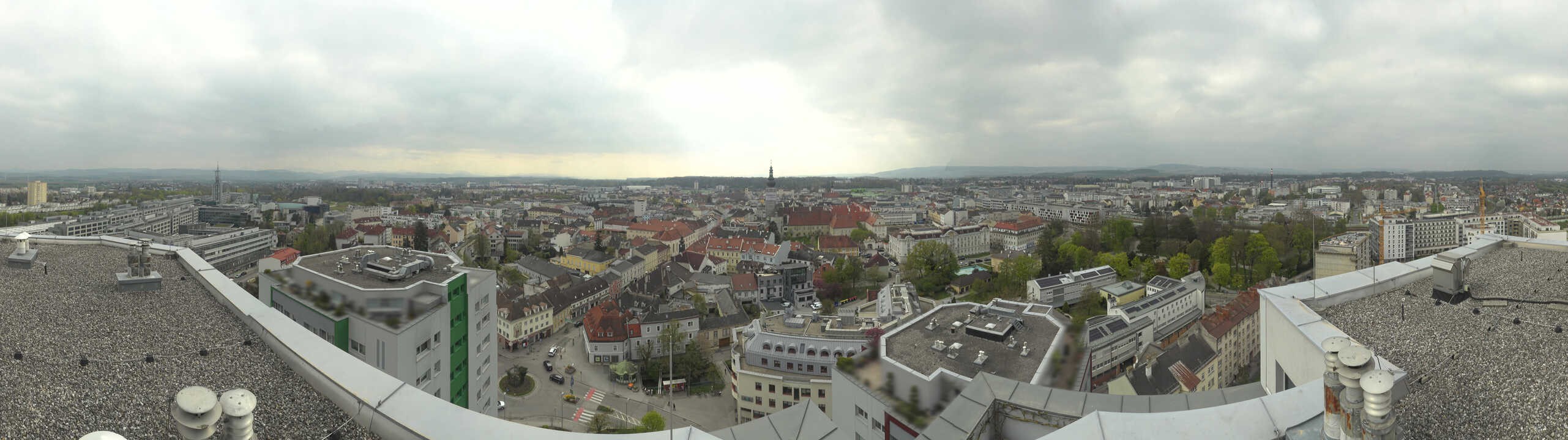Archived image Webcam St. Pölten - View over the city