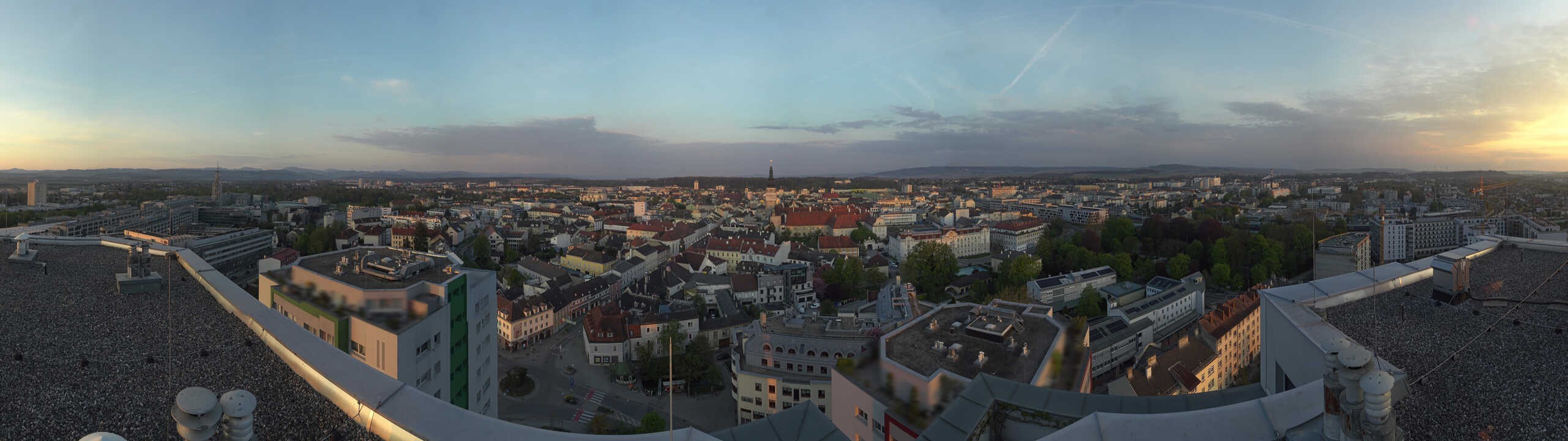 Archiv Foto Webcam St. Pölten - Blick über die Stadt