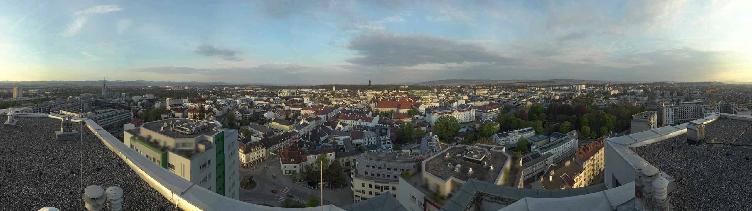 Archiv Foto Webcam St. Pölten - Blick über die Stadt