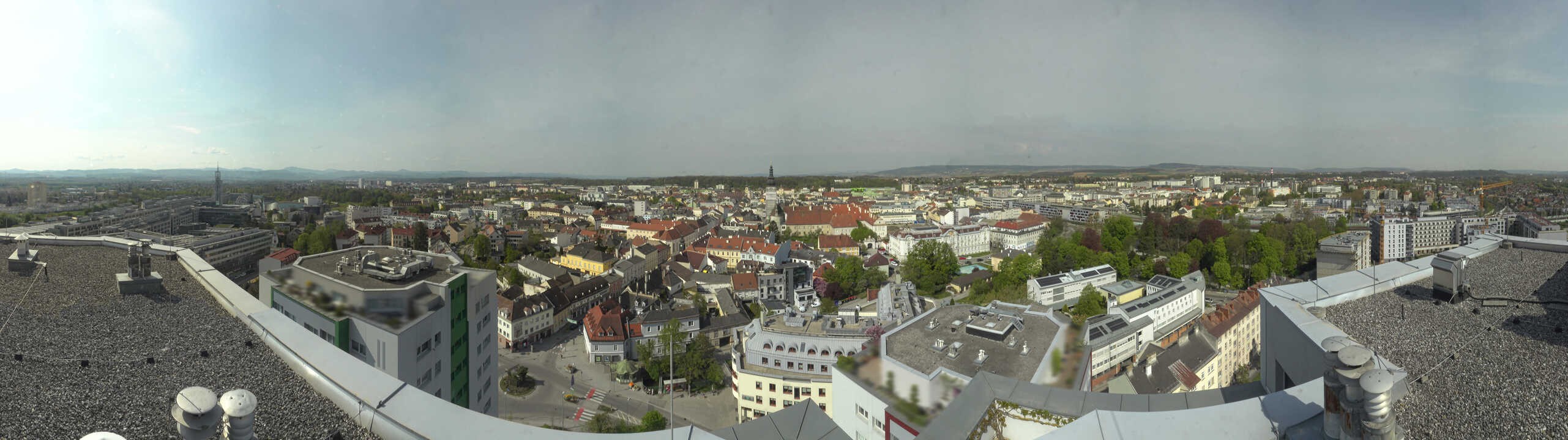 Archiv Foto Webcam St. Pölten - Blick über die Stadt