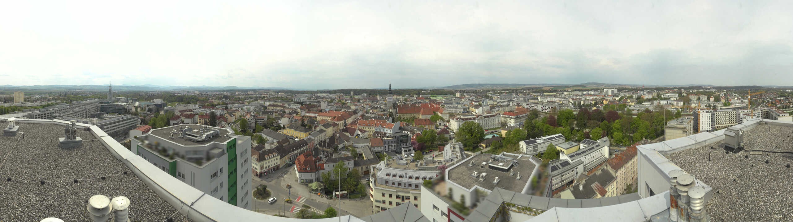 Archiv Foto Webcam St. Pölten - Blick über die Stadt