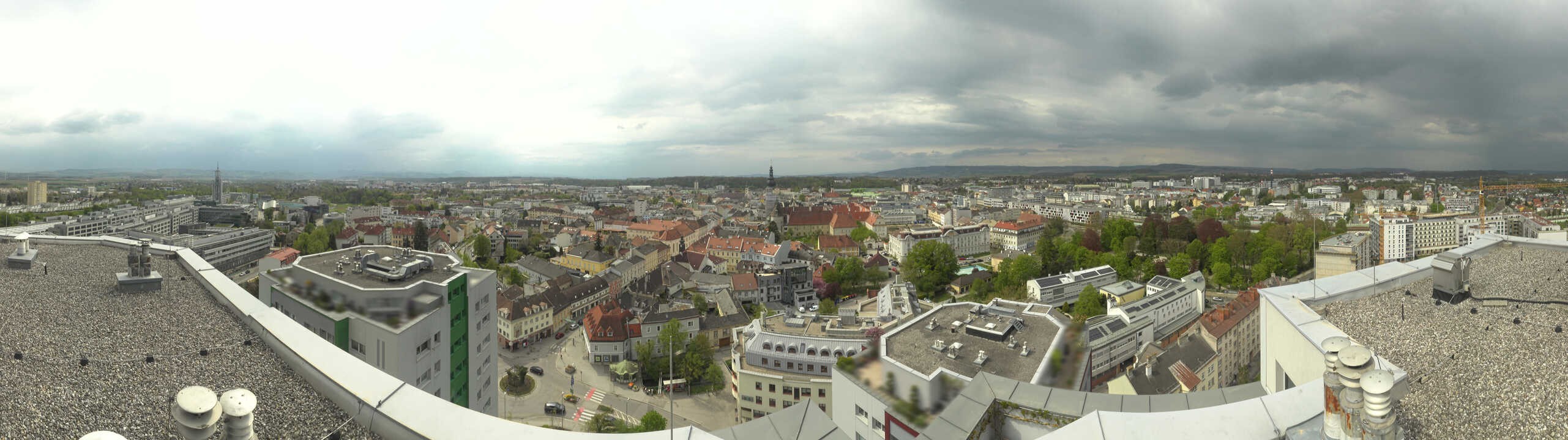 Archiv Foto Webcam St. Pölten - Blick über die Stadt