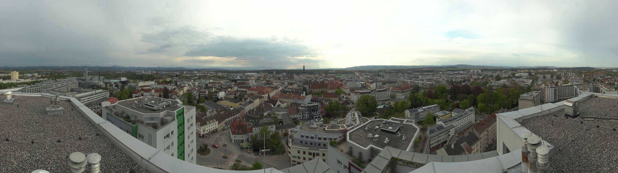 Archiv Foto Webcam St. Pölten - Blick über die Stadt