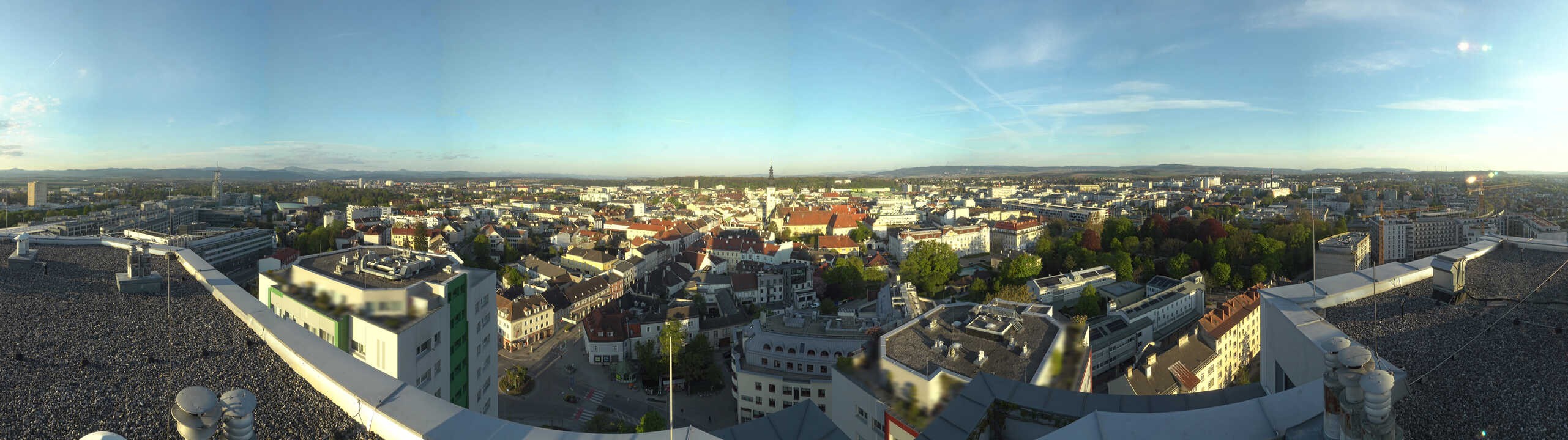 Archived image Webcam St. Pölten - View over the city