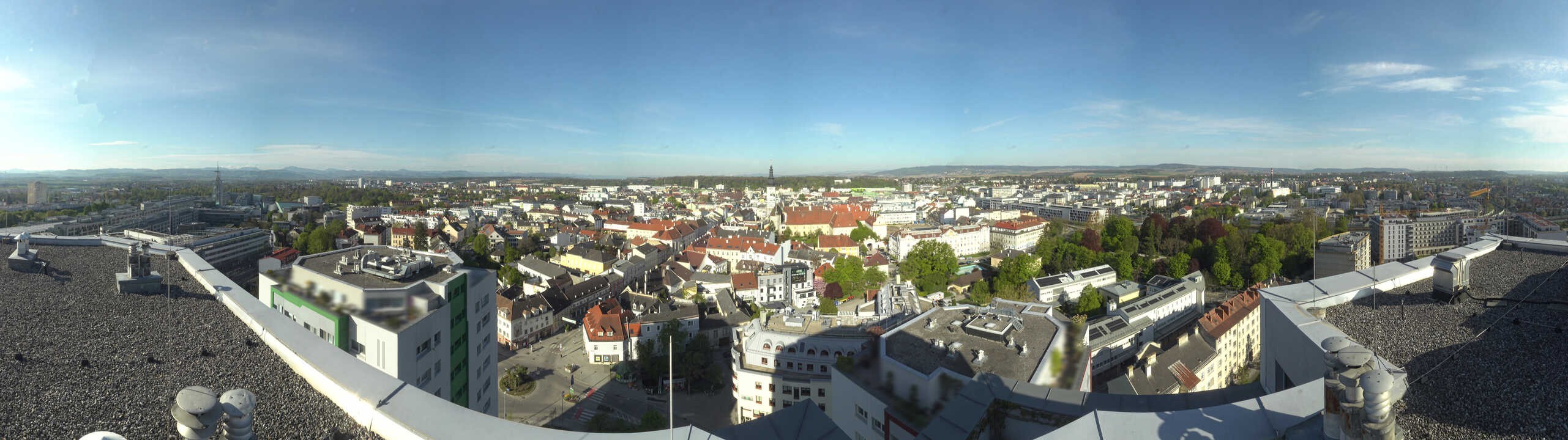 Archived image Webcam St. Pölten - View over the city