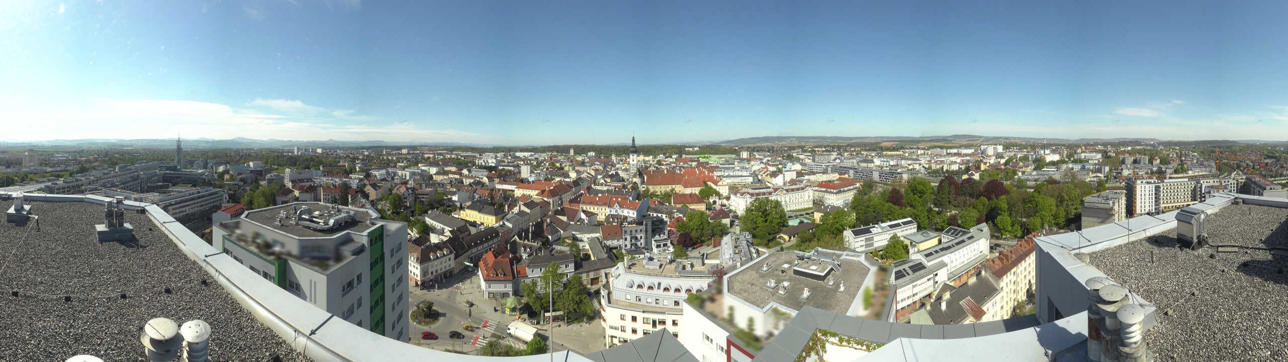 Archived image Webcam St. Pölten - View over the city