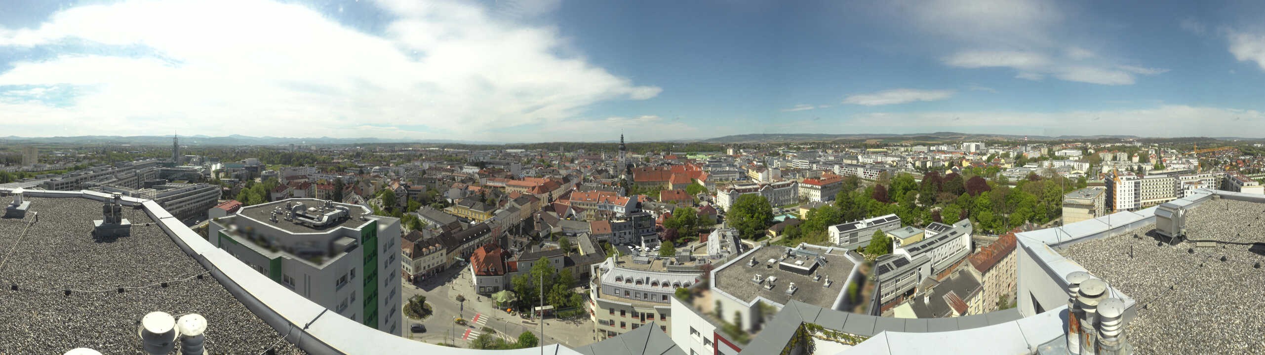 Archived image Webcam St. Pölten - View over the city