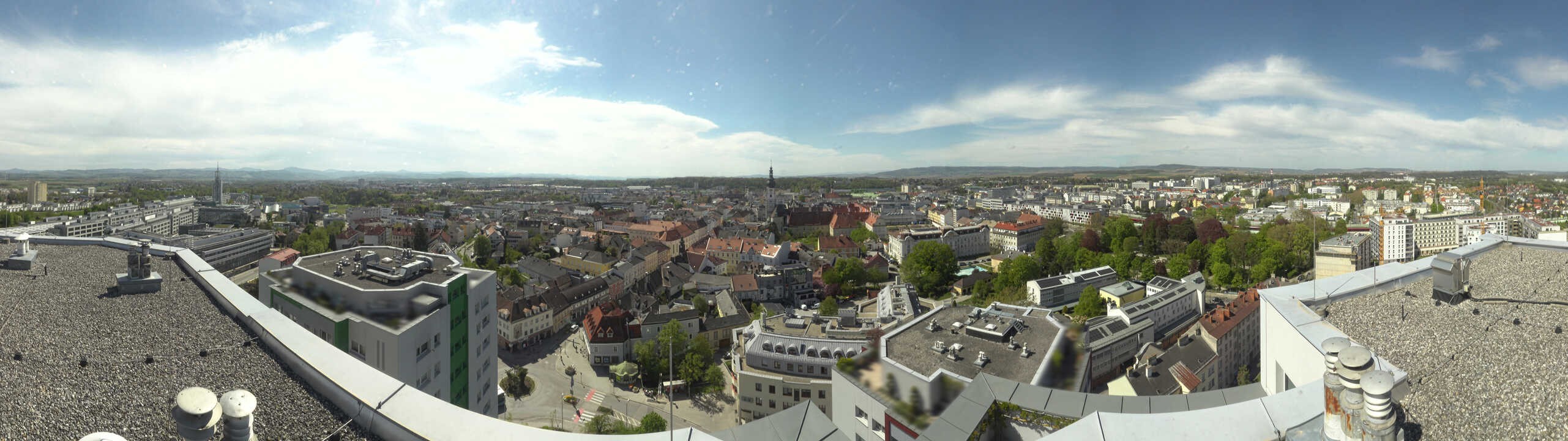 Archived image Webcam St. Pölten - View over the city