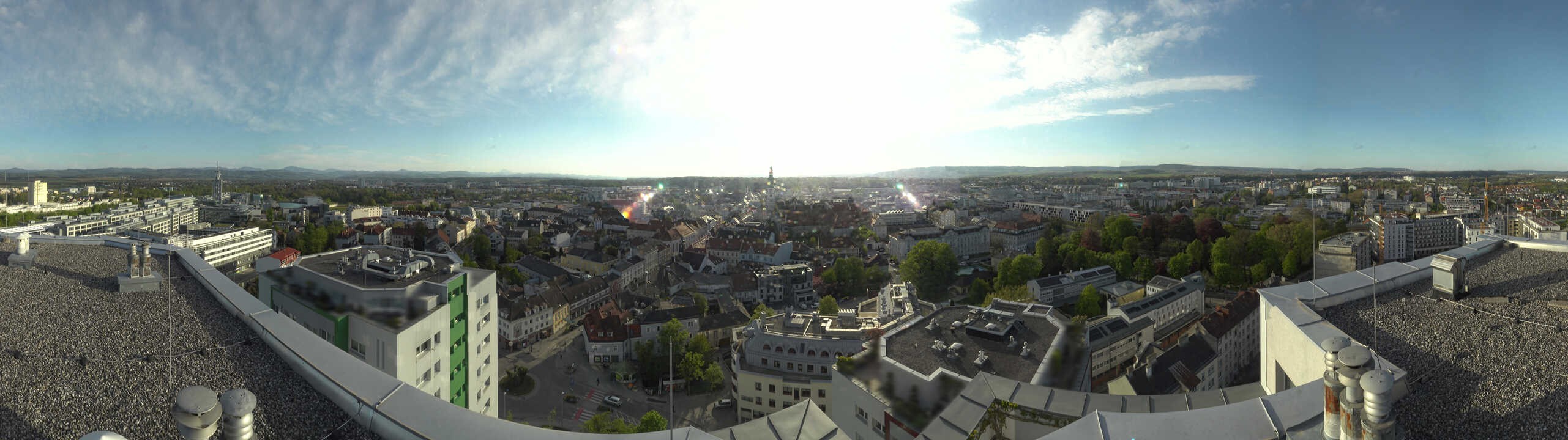 Archived image Webcam St. Pölten - View over the city