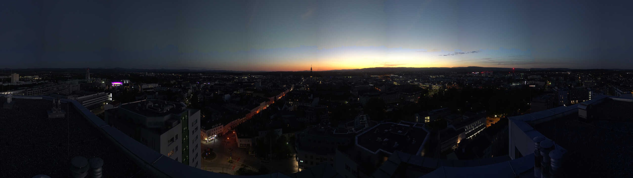 Archived image Webcam St. Pölten - View over the city