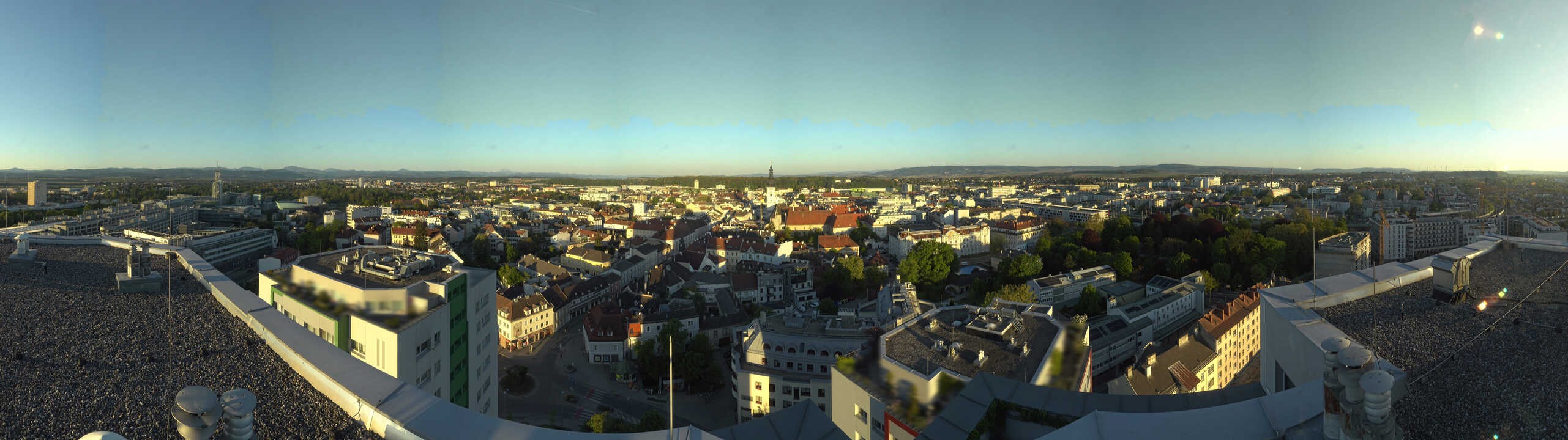 Archiv Foto Webcam St. Pölten - Blick über die Stadt