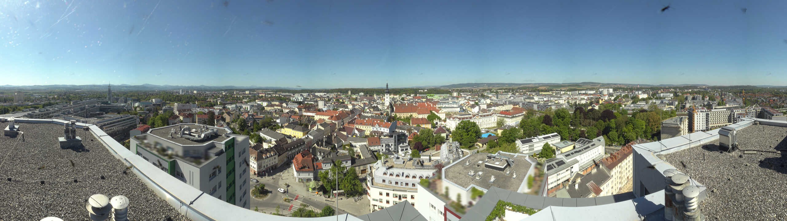 Archiv Foto Webcam St. Pölten - Blick über die Stadt