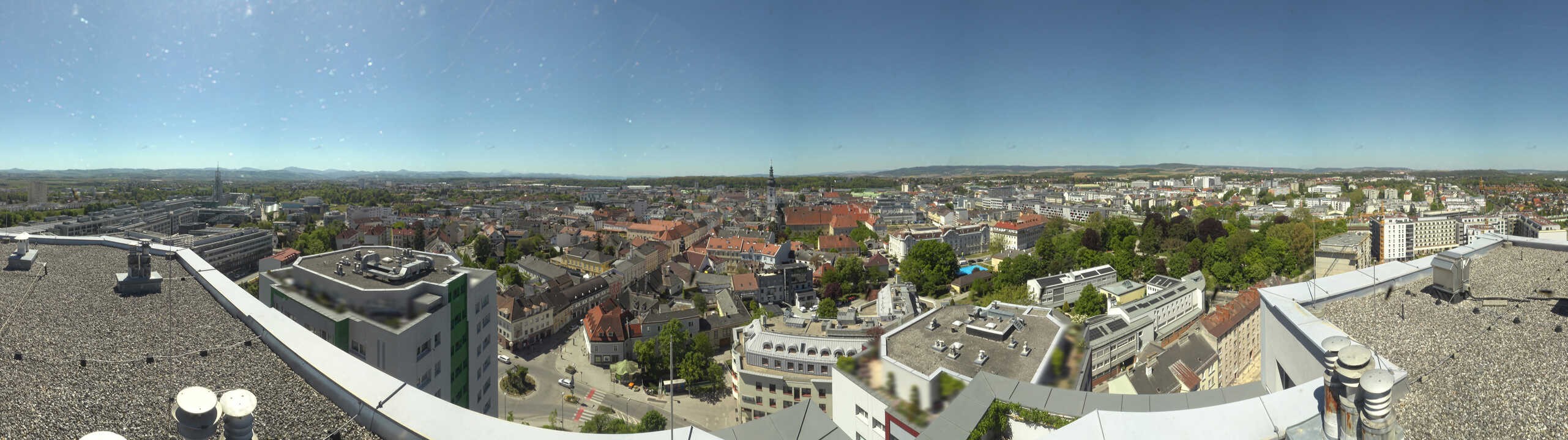 Archived image Webcam St. Pölten - View over the city