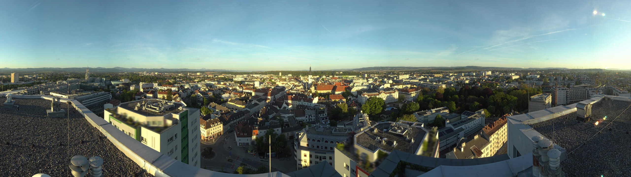 Archiv Foto Webcam St. Pölten - Blick über die Stadt