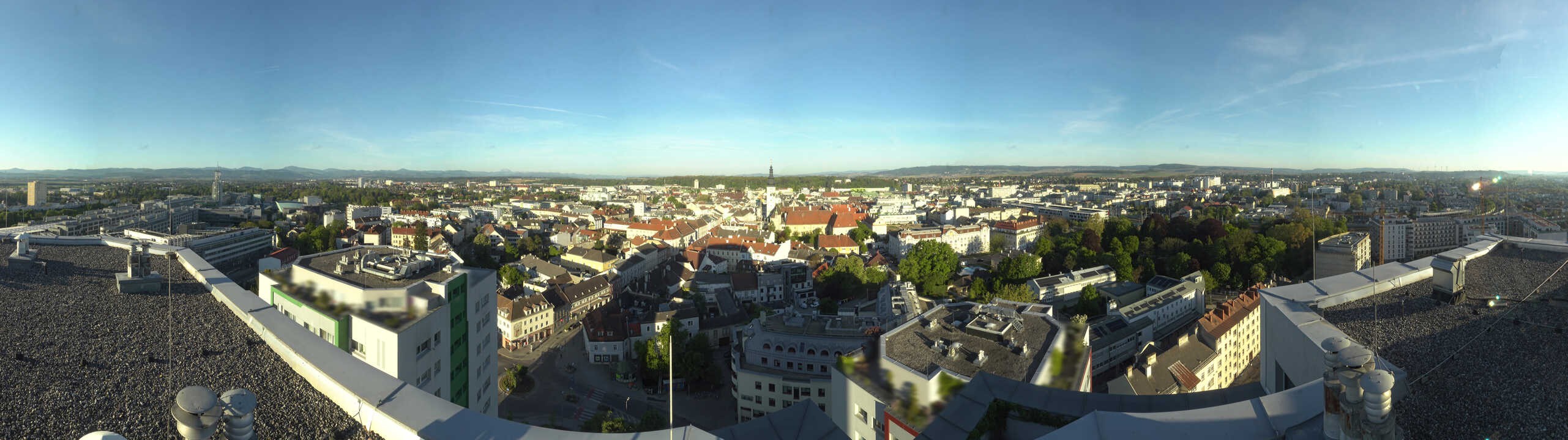Archiv Foto Webcam St. Pölten - Blick über die Stadt