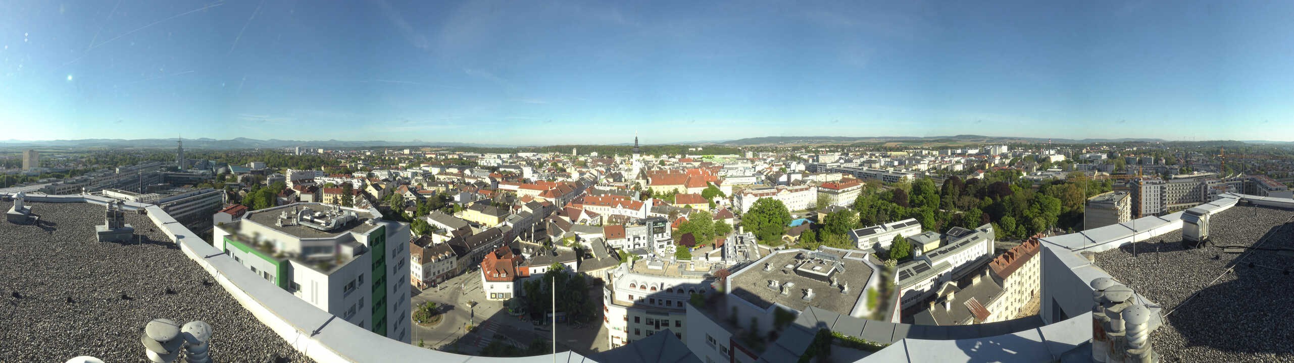 Archiv Foto Webcam St. Pölten - Blick über die Stadt