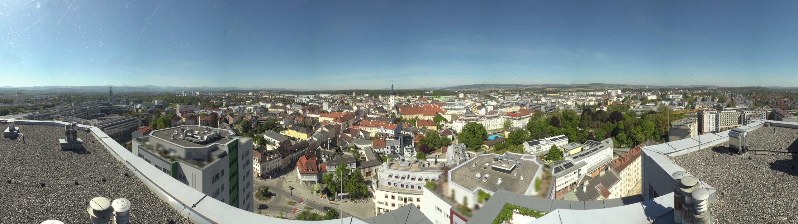 Archiv Foto Webcam St. Pölten - Blick über die Stadt
