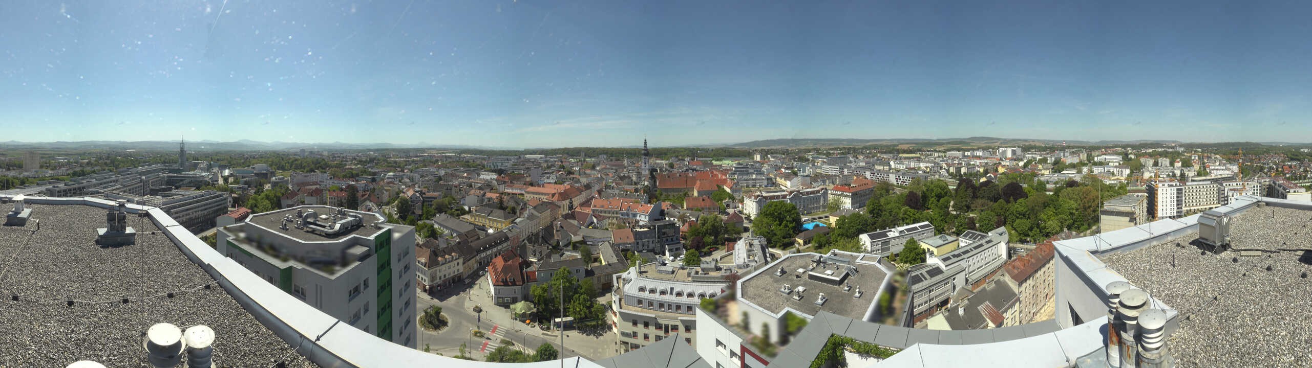 Archiv Foto Webcam St. Pölten - Blick über die Stadt