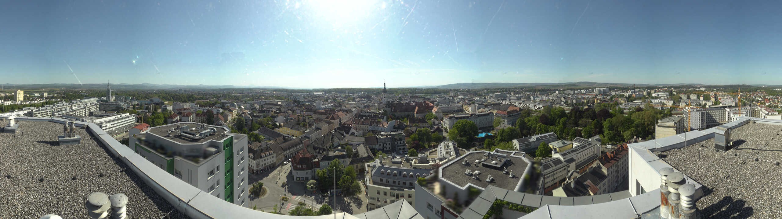 Archiv Foto Webcam St. Pölten - Blick über die Stadt
