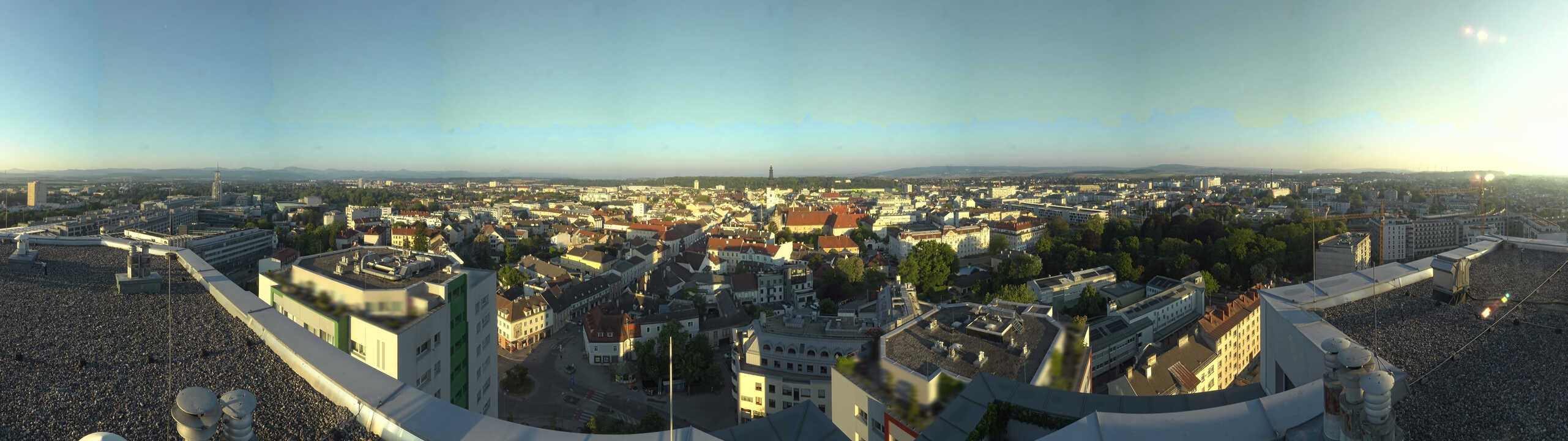 Archiv Foto Webcam St. Pölten - Blick über die Stadt