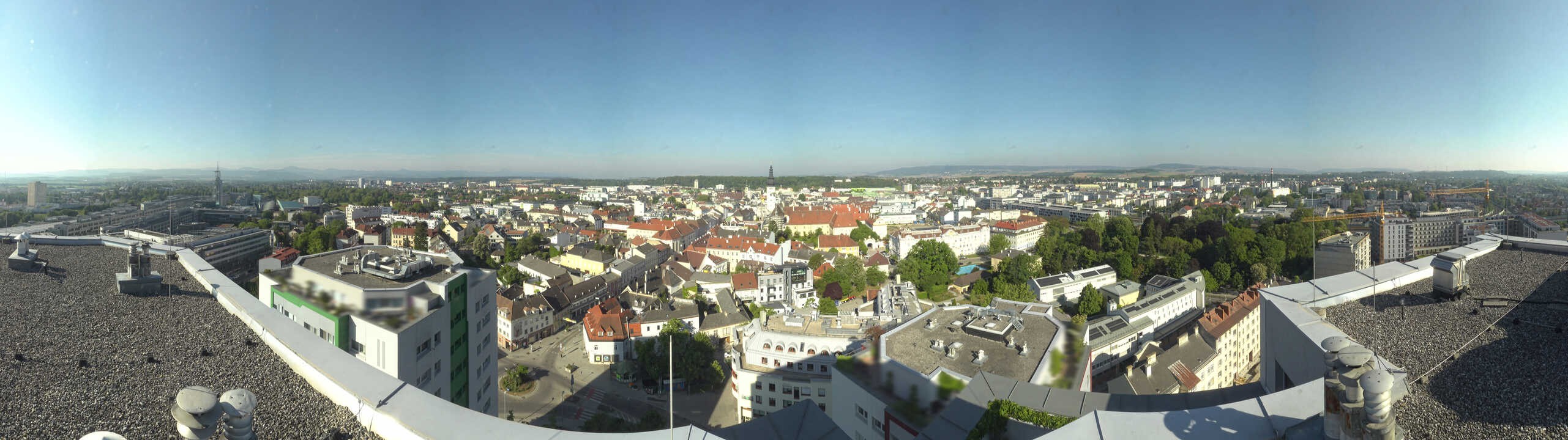 Archiv Foto Webcam St. Pölten - Blick über die Stadt