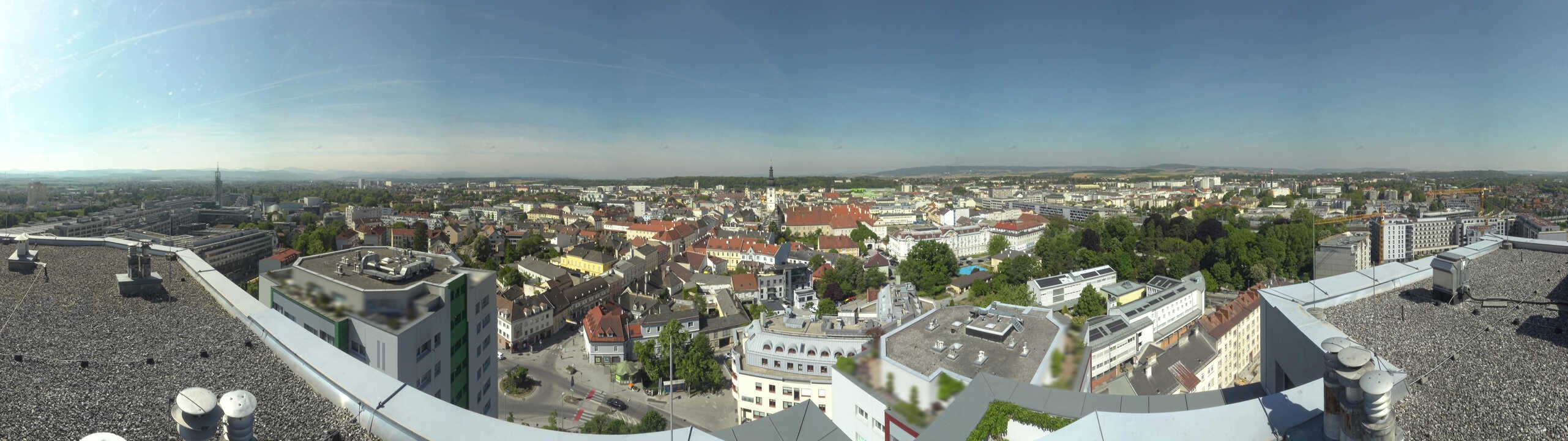 Archiv Foto Webcam St. Pölten - Blick über die Stadt