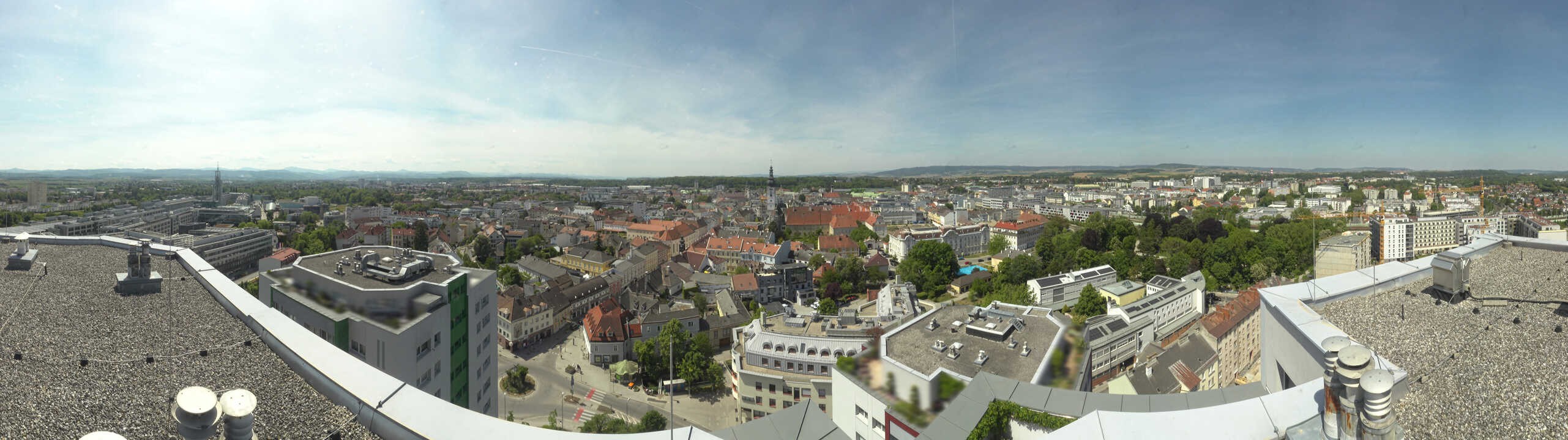 Archiv Foto Webcam St. Pölten - Blick über die Stadt