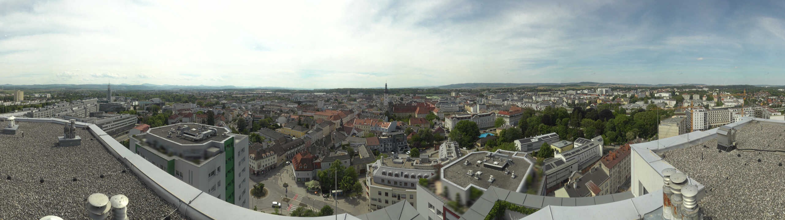 Archiv Foto Webcam St. Pölten - Blick über die Stadt