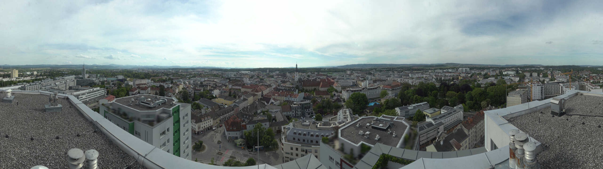 Archiv Foto Webcam St. Pölten - Blick über die Stadt