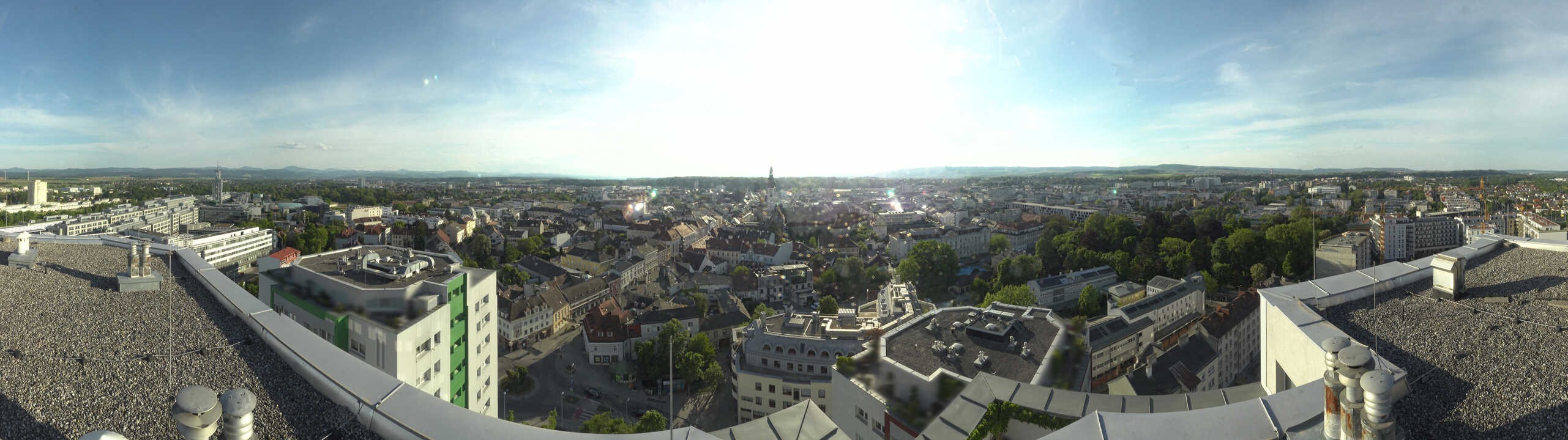 Archiv Foto Webcam St. Pölten - Blick über die Stadt
