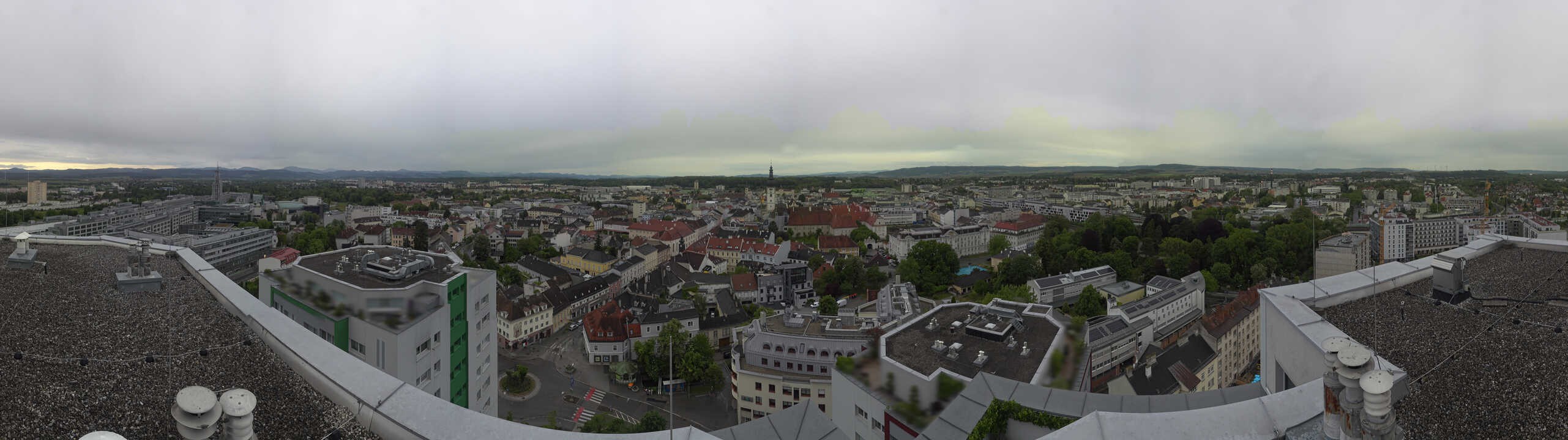Archiv Foto Webcam St. Pölten - Blick über die Stadt