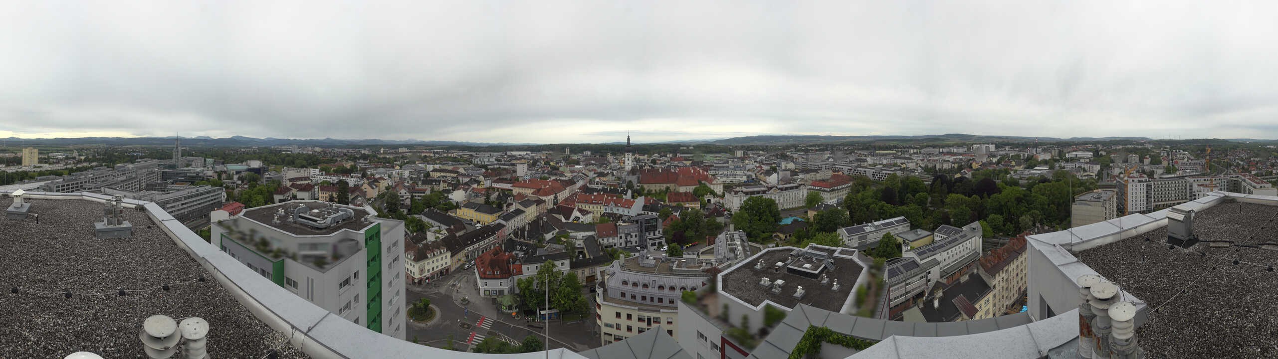 Archiv Foto Webcam St. Pölten - Blick über die Stadt