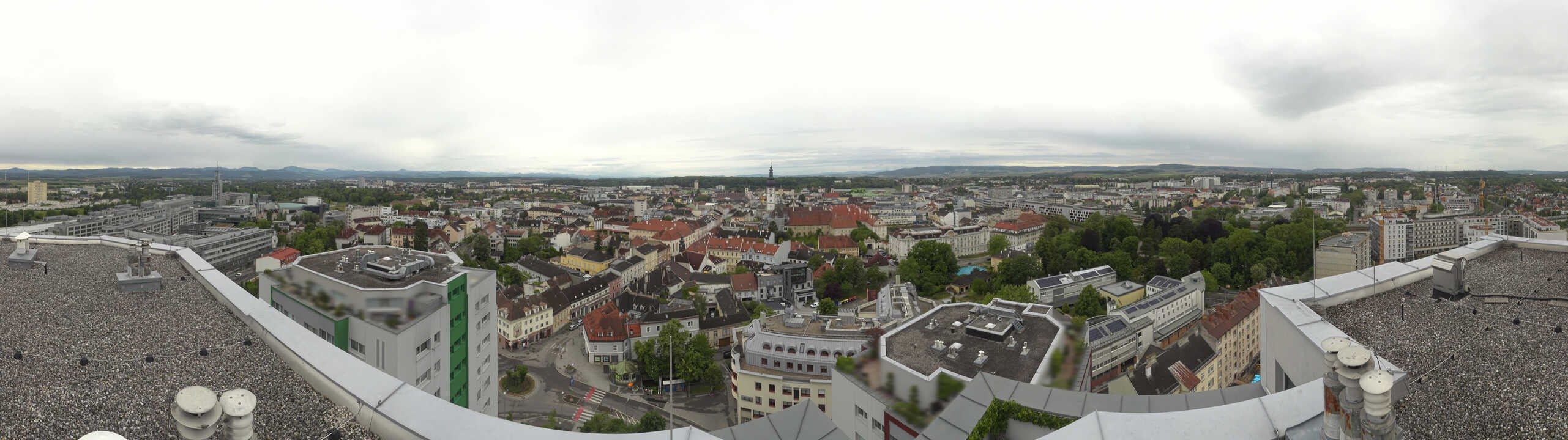 Archiv Foto Webcam St. Pölten - Blick über die Stadt