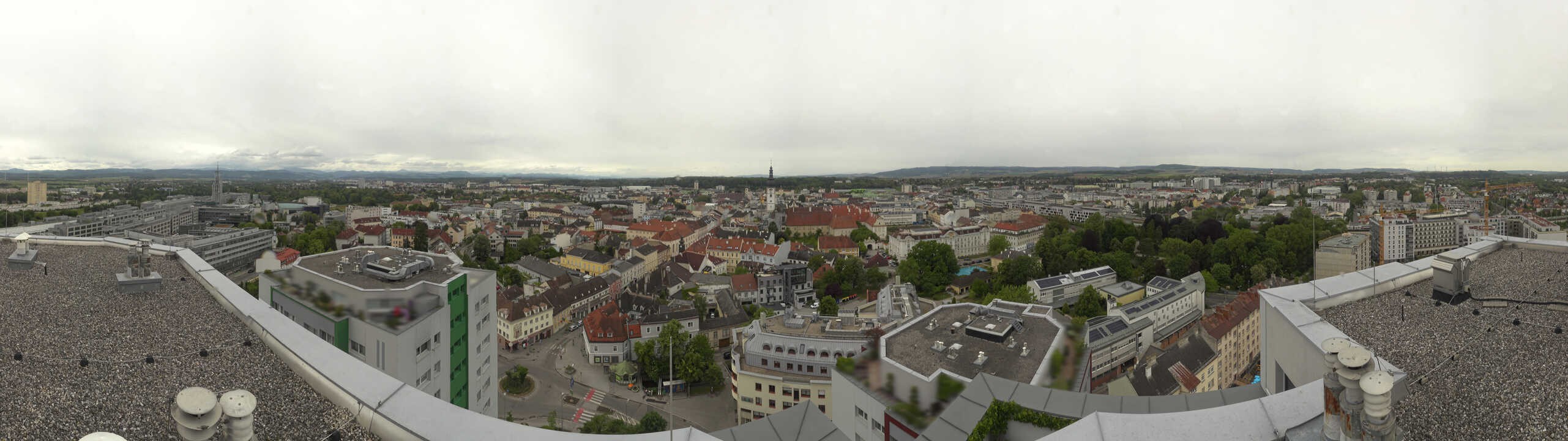 Archiv Foto Webcam St. Pölten - Blick über die Stadt
