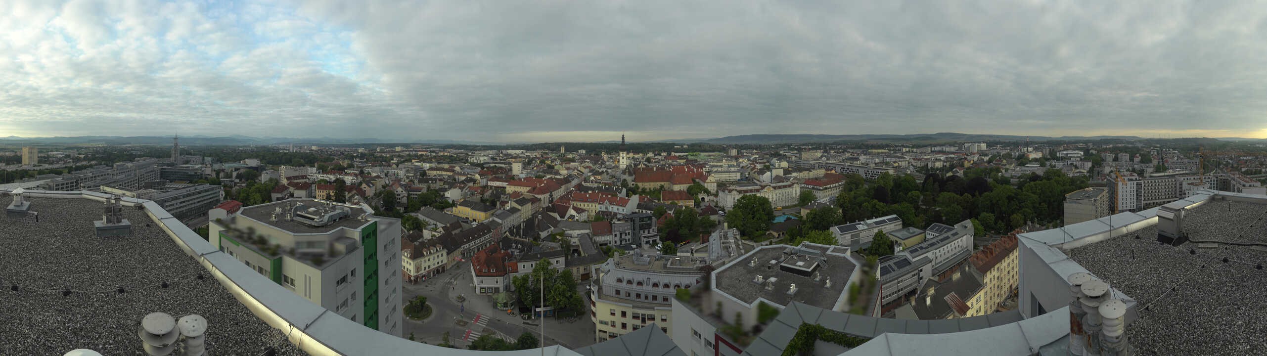 Archiv Foto Webcam St. Pölten - Blick über die Stadt