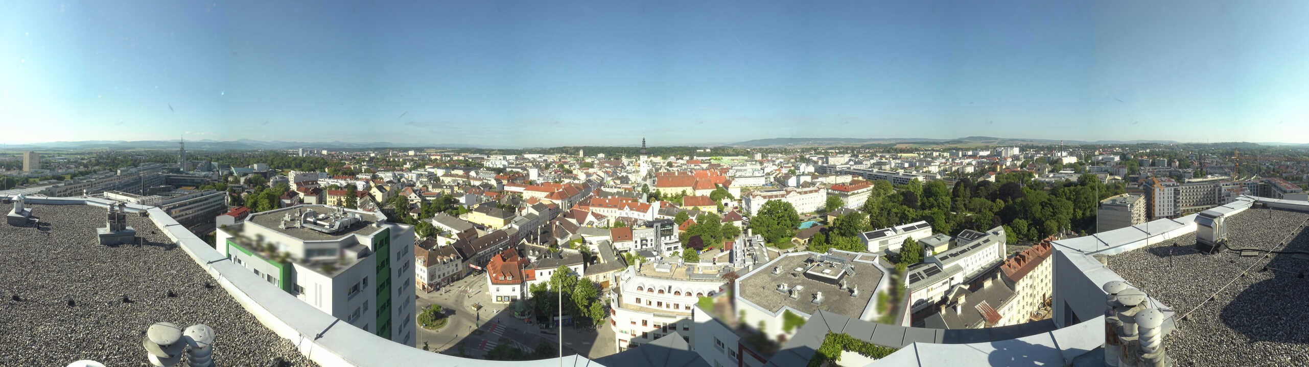 Archiv Foto Webcam St. Pölten - Blick über die Stadt