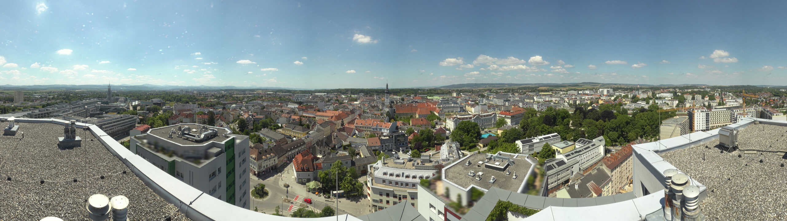 Archiv Foto Webcam St. Pölten - Blick über die Stadt