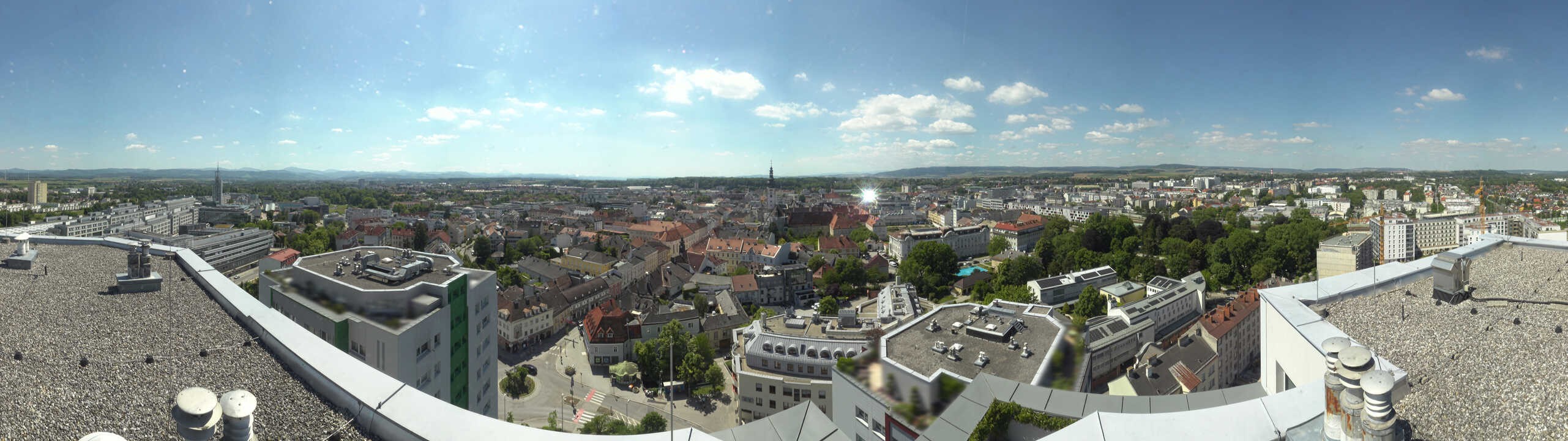 Archiv Foto Webcam St. Pölten - Blick über die Stadt