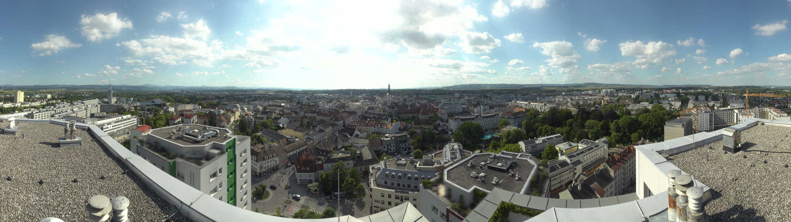 Archiv Foto Webcam St. Pölten - Blick über die Stadt