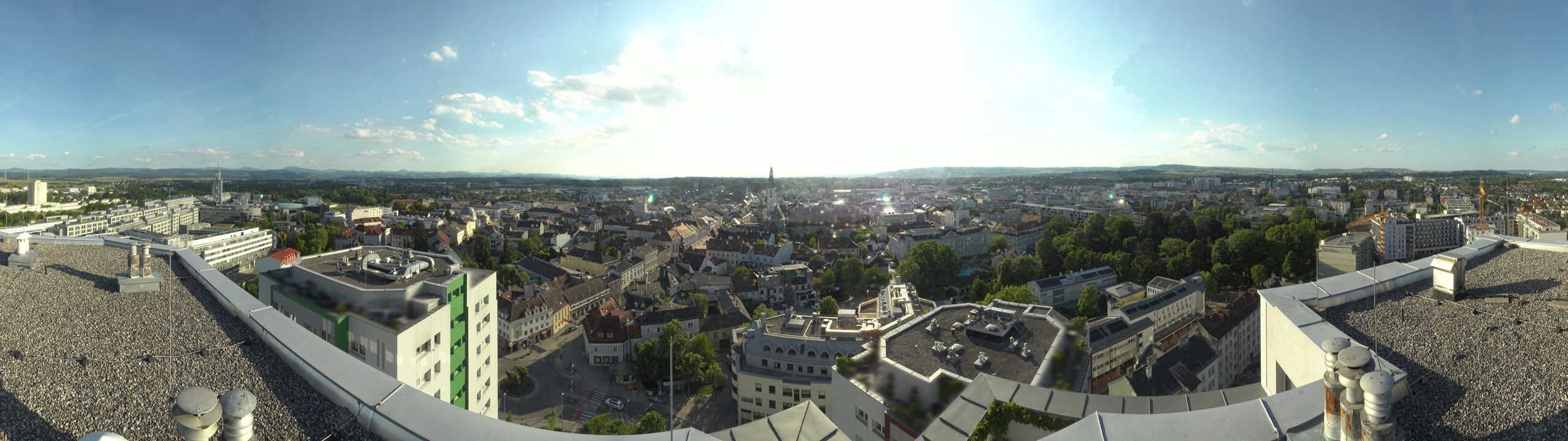 Archiv Foto Webcam St. Pölten - Blick über die Stadt