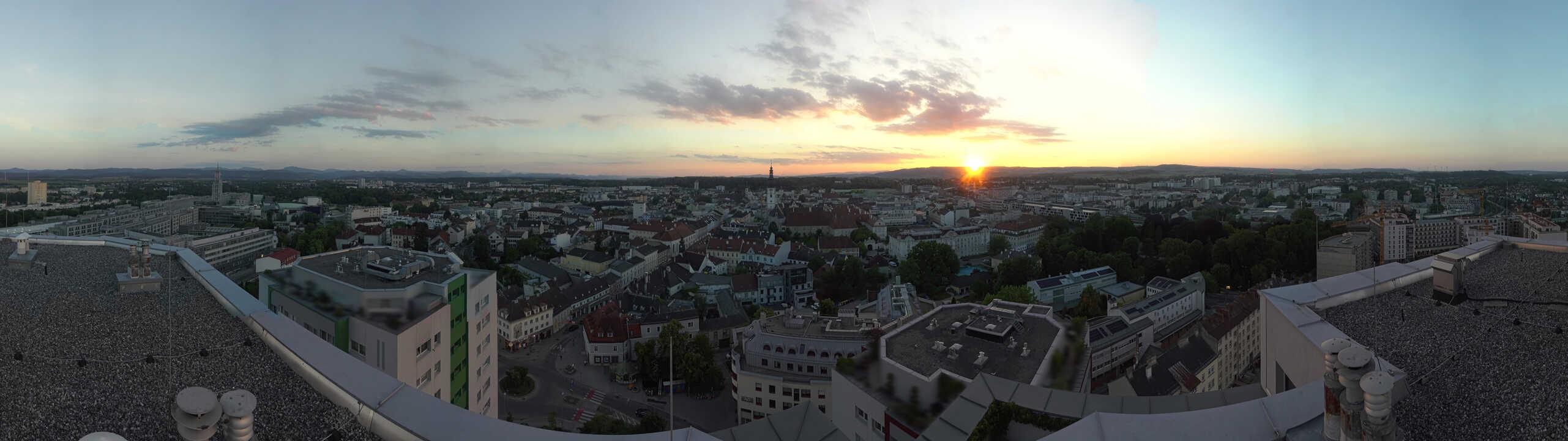 Archiv Foto Webcam St. Pölten - Blick über die Stadt