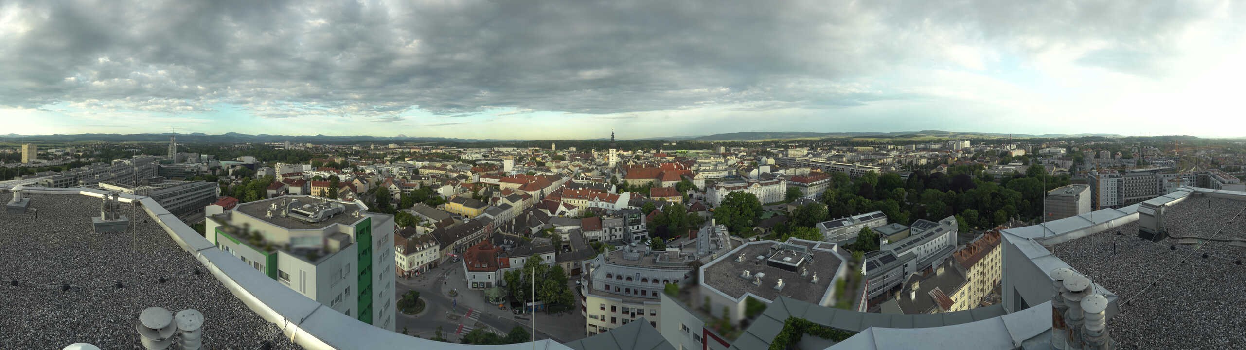 Archived image Webcam St. Pölten - View over the city